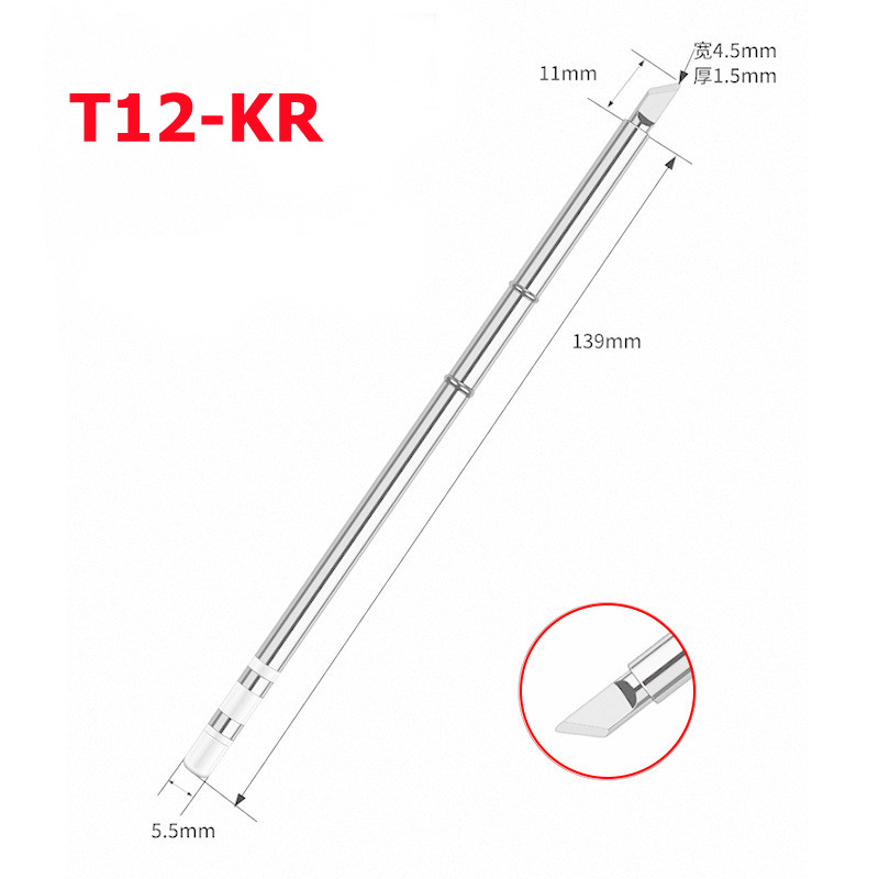 Industrial Laser Soldering Iron - T12 Soldering Solder Iron Tips T12KR