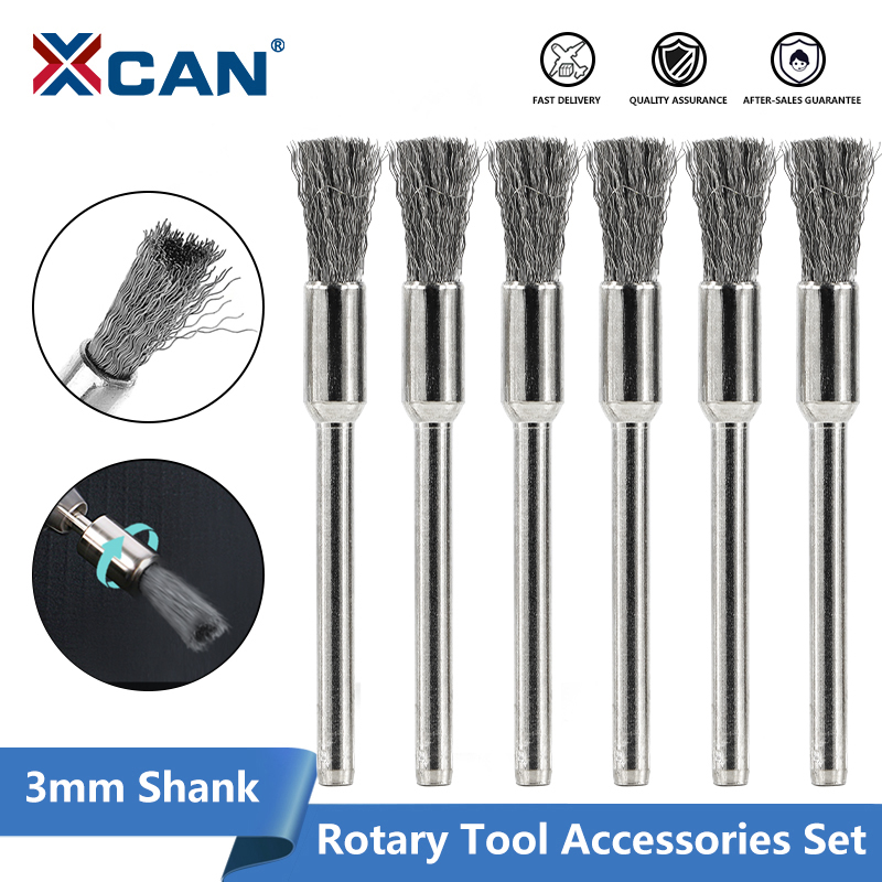 Cnc Router Bit - XCAN Steel Wire Wheel Brush Set