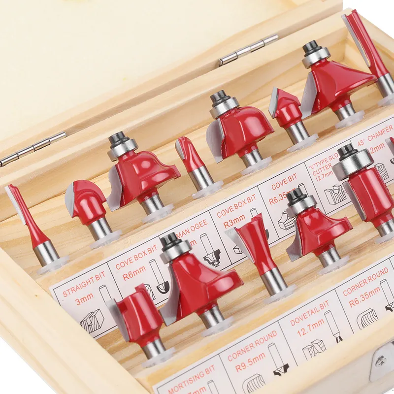Professional 15 Piece Woodwork - огляд і ціна Cnc Router Bit