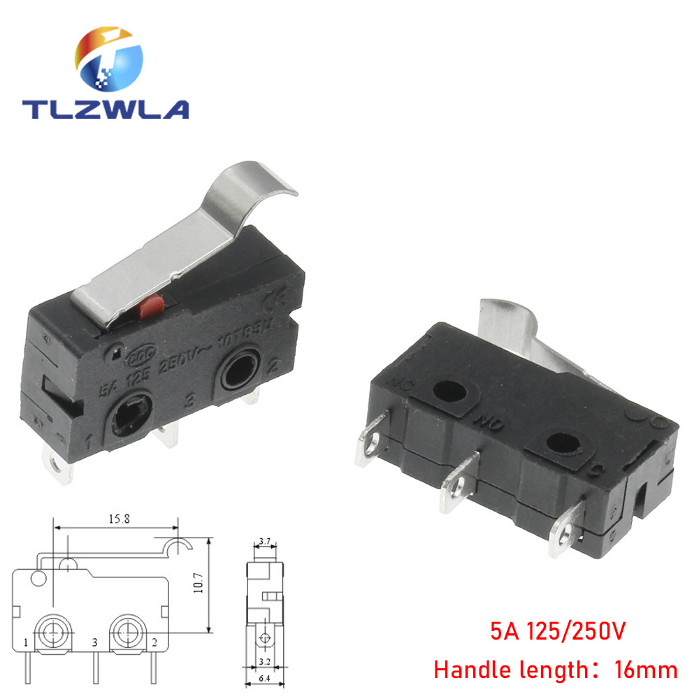 Micro Switch Copper Contact 5A - огляд і ціна Limit Switch Cnc