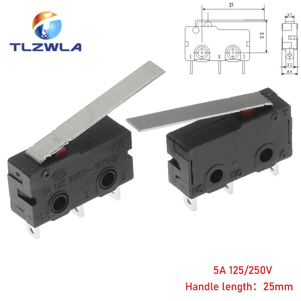 Micro Switch Copper Contact 5A - огляд і ціна Limit Switch Cnc