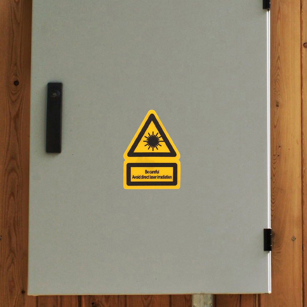 2Pcs Laser Warning Labels Stro - огляд і ціна Industrial Lasers