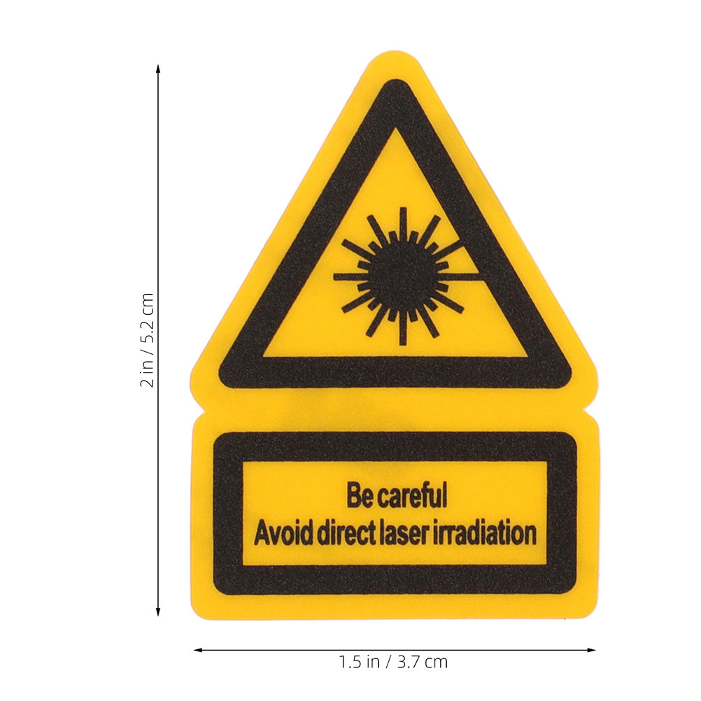 2Pcs Laser Warning Labels Stro - огляд і ціна Industrial Lasers