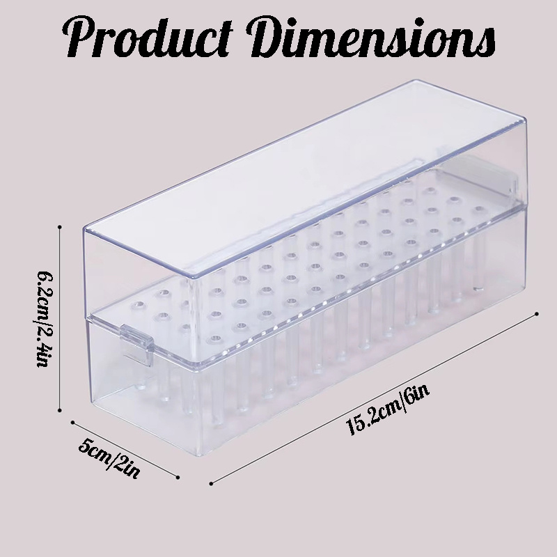 48 Holes Clear Nail Drill Bits - огляд і ціна Acrylic Cutting Machine