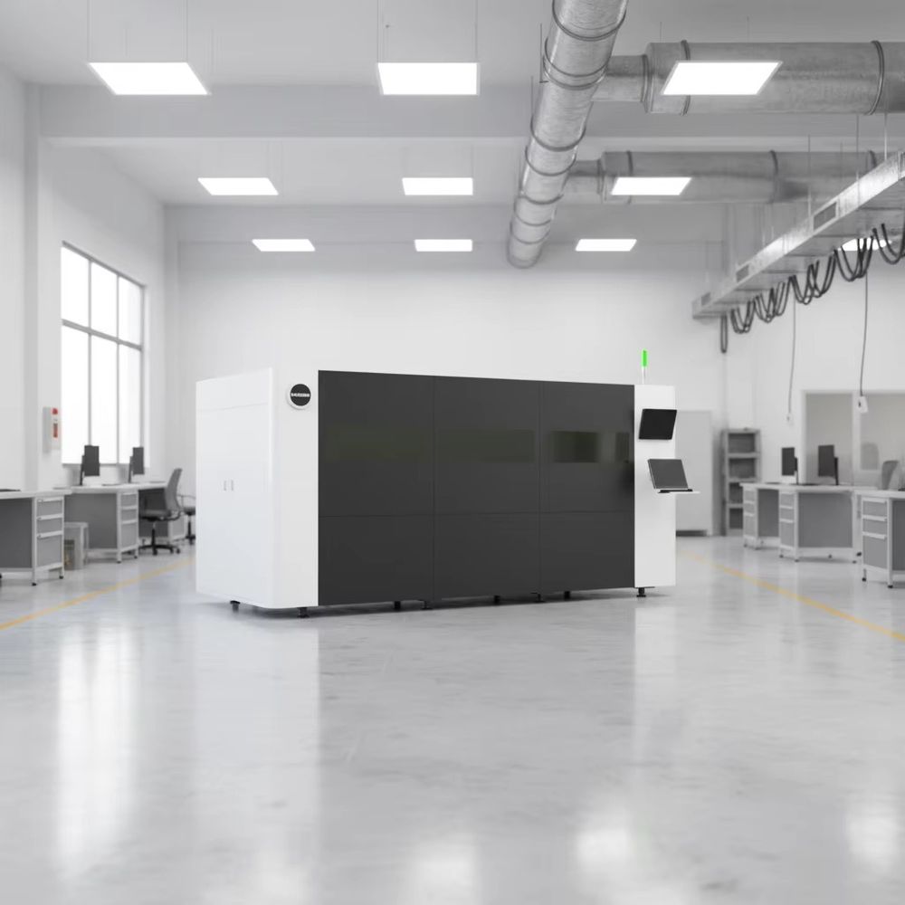 3000W CNC Full Cover Single-pl - огляд і ціна Industrial Fiber Laser Cutting Machine