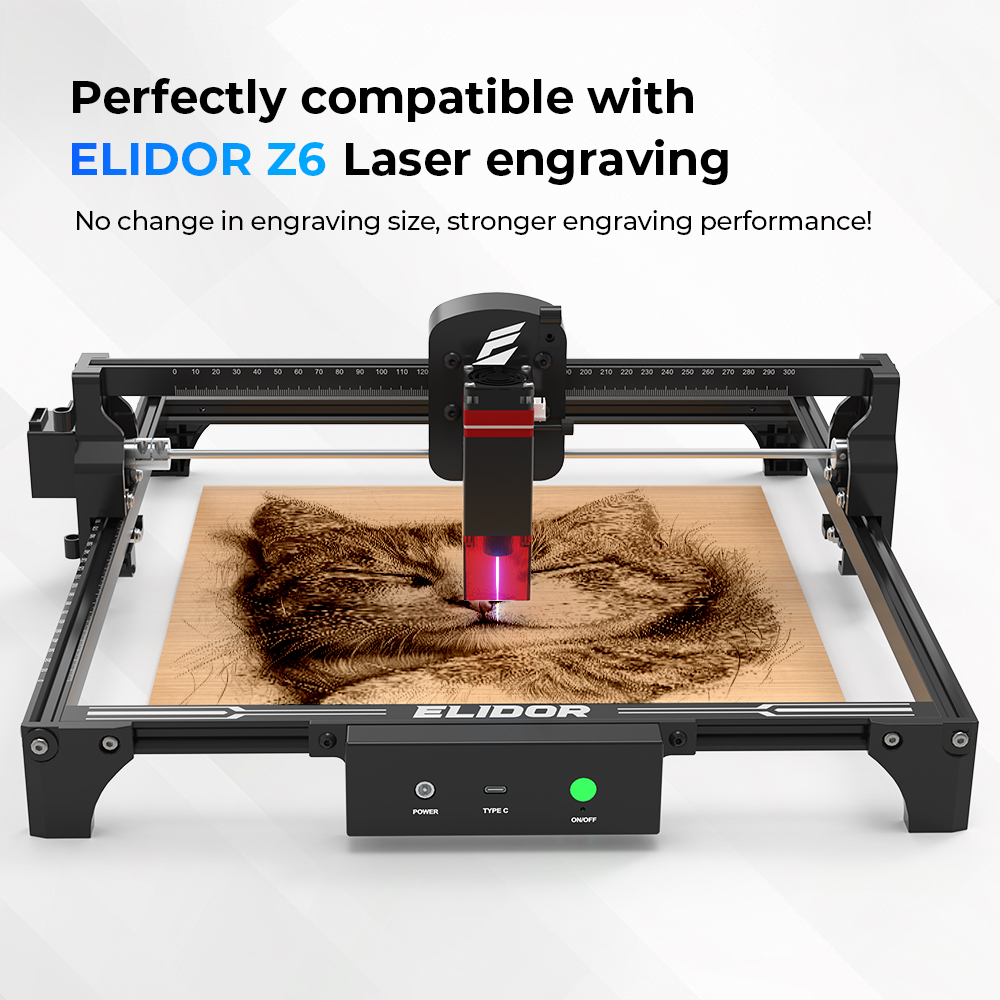 ELIDOR Z6 6W/12W Laser Module  - огляд і ціна Industrial Laser Cutter