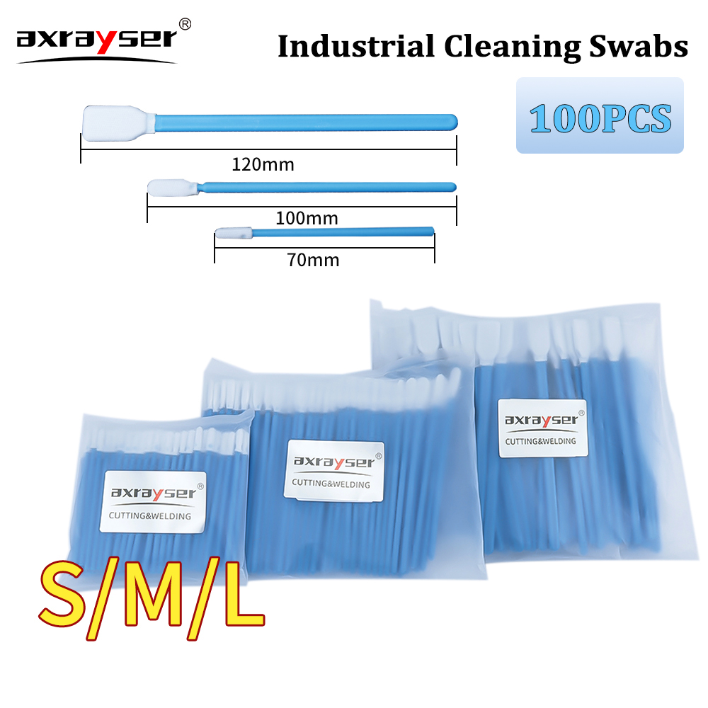 100PCS Cotton Swab Industrial  - огляд і ціна Industrial Laser Cleaning