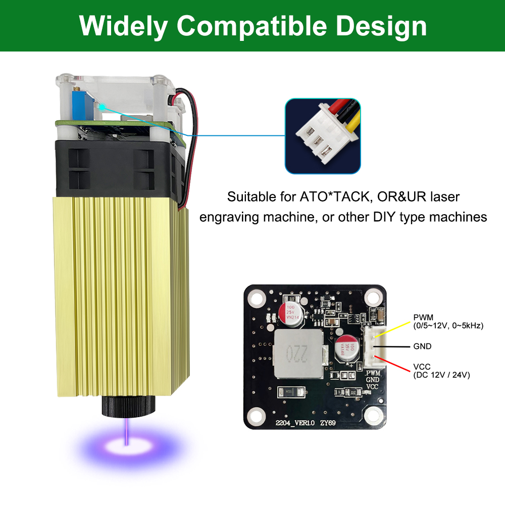 LASER TREE 4W 5W Laser Module  - огляд і ціна Industrial Laser Cutter