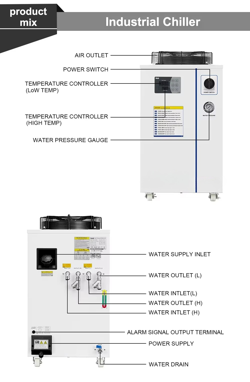 Air Water Chiller for Fiber La - огляд і ціна Industrial Grade Laser Engraver