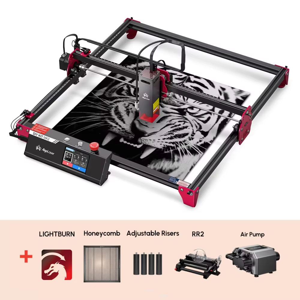 Algolaser DIY KIT MK2 40*43cm  - огляд і ціна Industrial Laser Cutter