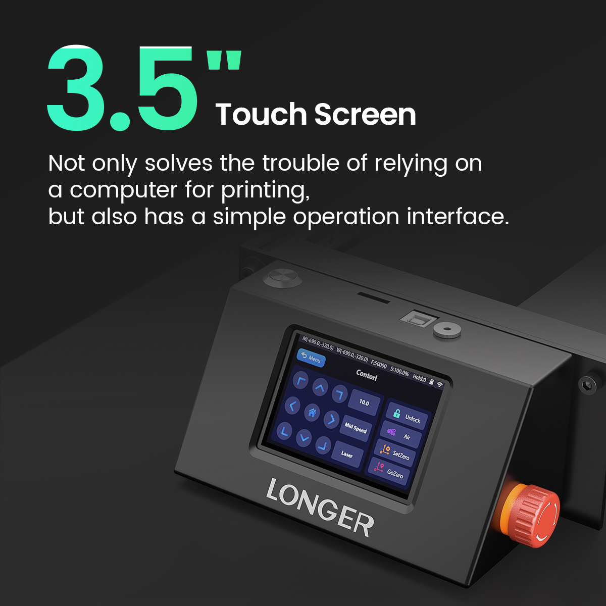 LONGER 20W 10W 5W Smart Laser  - огляд і ціна Industrial Laser Cutter