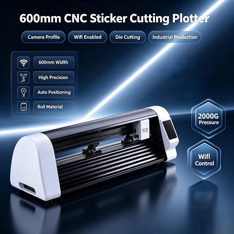 600mm CNC Laser Sticker Cuttin - огляд і ціна Industrial Lasers